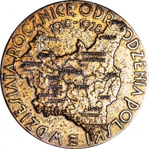 Medal 1929, Powszechnej Wystawy Krajowej w Poznaniu, duży, brąz 55 mm