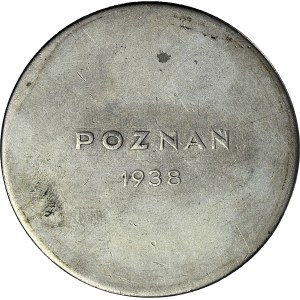 RRR-, Medal 1938, Poznań, Mecz Wioślarski, srebro 54 mm