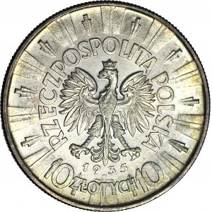 10 złotych 1935, Piłsudski, GABINETOWY