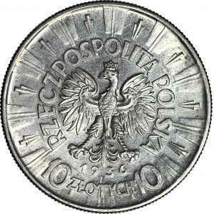 10 złotych 1936, Piłsudski, menniczy