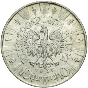 10 złotych 1938, Piłsudski, rzadkie