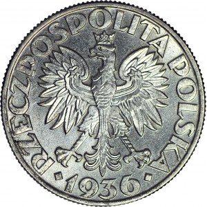 5 złotych 1936 Żaglowiec, menniczy