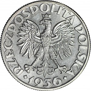 5 złotych 1936 Żaglowiec, menniczy