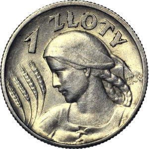 1 złoty 1925 Żniwiarka (Londyn), mennicza