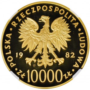 10000 złotych 1982 Jan Paweł II, złoto