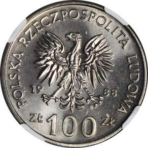 100 złotych 1988 Jadwiga, mennicza