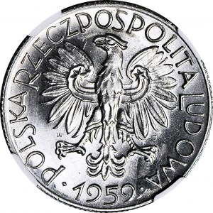 5 złotych 1959, Rybak, menniczy