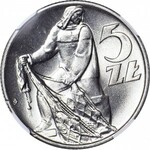 5 złotych 1974, Rybak, menniczy