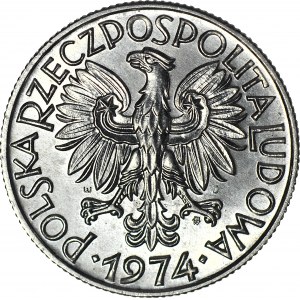 5 złotych 1974 Rybak, słoneczko
