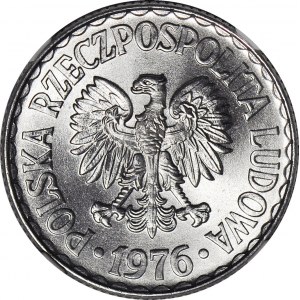 1 złoty 1976, mennicze