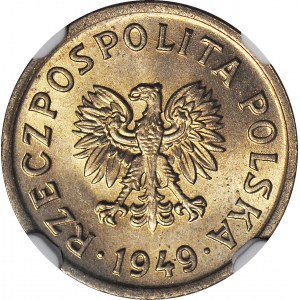 10 groszy 1949, MN (miedzionikiel), menniczy