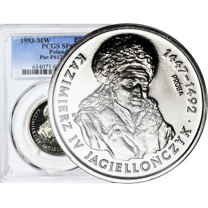 20.000 złotych 1993, PRÓBA NIKIEL, K. Jagiellończyk