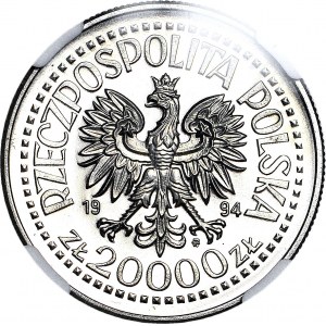20.000 złotych 1994, PRÓBA NIKIEL, Związek Inwalidów