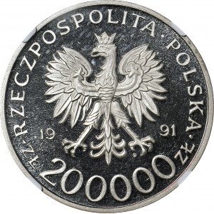 200.000 złotych 1991, PRÓBA NIKIEL, Gen. L. Okulicki &bdquo;Niedźwiadek&quot;