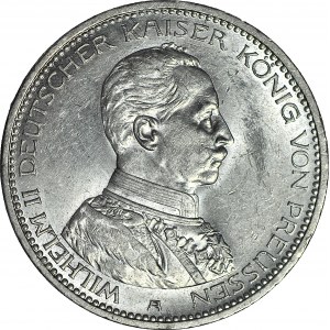 Niemcy, Prusy, Wilhelm II, 5 marek 1913 A, mennicze