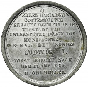 Niemcy, Bawaria, Ludwik I, Medal 1839, Monachium