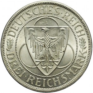 Niemcy, Republika Weimarska, 3 marki 1930, Berlin, mennicze