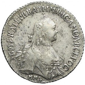 Rosja, Katarzyna II, Półpołtinnik 1766, Moskwa, ładny