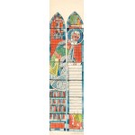 Jerzy NOWOSIELSKI (1923 - 2011), Święty Piotr - projekt witraża do katedry we Wrocławiu, 1955