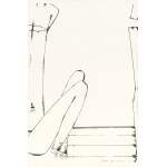 Jerzy NOWOSIELSKI (1923 - 2011), Sitzende Figur, 1993