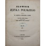 Samuel Bogumił Linde, Słownik Języka Polskiego, T. I-VI, Wyd. 2 [Lwów 1854-1861]. Komplet.