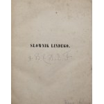 Samuel Bogumił Linde, Słownik Języka Polskiego, T. I-VI, Wyd. 2 [Lwów 1854-1861]. Komplet.
