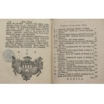 Floryan Jaroszewicz, Stare Błędy Światowej Mądrości przeciw Powściągliwości […] [Lwów 1771]