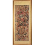 Painting depicting Yama, King of the Underworld. China, Qing Dynasty, 18th century.