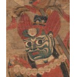 Painting depicting Yama, King of the Underworld. China, Qing Dynasty, 18th century.