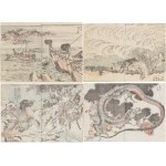 Hokusai manga (Scattered Sketches by Hokusai)