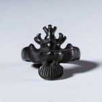 Copper alloy amulet ring with Garuda deity. Tibet, 18th century