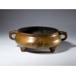 Copper alloy incense burners, China, Qing dynasty (1644-1912), 19th century