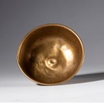 Copper Buddhist offering bowl. China, 19th century