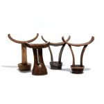 Group of Four Headrests, Sudan