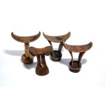 Group of Four Headrests, Sudan
