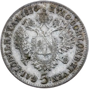Ferdinand V., 5 Kreuzer 1836, A, Wien