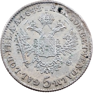 Ferdinand V., 5 Kreuzer 1842, A, Wien