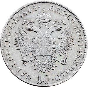 Ferdinand V., 10 Kreuzer 1842, A, Vienne
