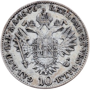 Ferdinand V., 10 Kreuzer 1846, A, Vienne