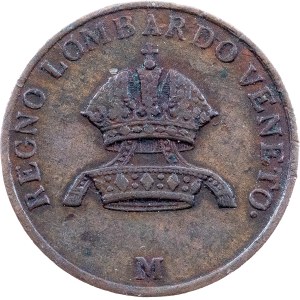 Franz Joseph I., 1 Centesimo 1850, M, Milan