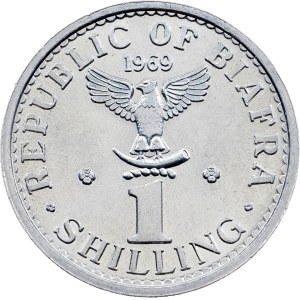 Biafra, 1 szyling 1969