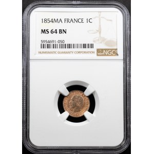 Napoléon III, 1 centime 1854, MA, Marseille