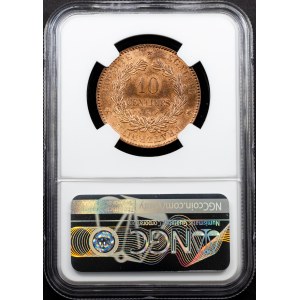 Third Republic, 10 Centimes 1890, A, Paris