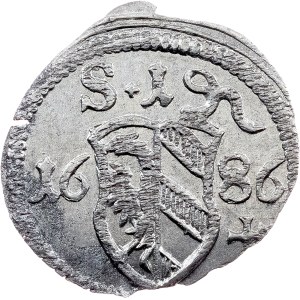 Free Imperial city of Nuremberg, 1 Pfennig 1686, Nuremberg