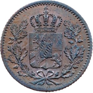 Ludwig I., 1 Pfennig 1843, Munich