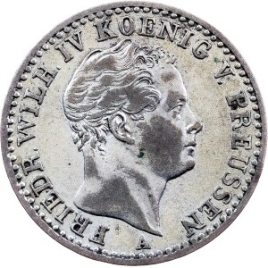 Friedrich Wilhelm IV., 1/6 Thaler 1849, A, Berlin