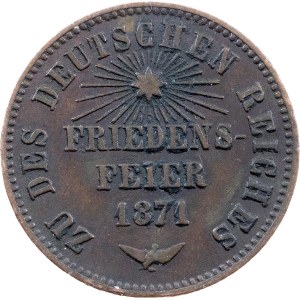 Friedrich I., 1 Kreuzer 1871, Karlsruhe