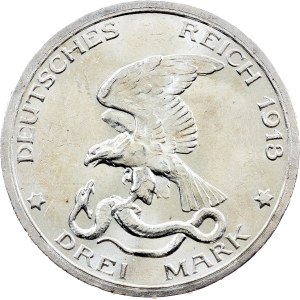 Wilhelm II., 3 Mark 1913, Berlin