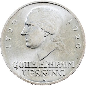 République de Weimar, 3 Reichsmark 1929, A, Berlin