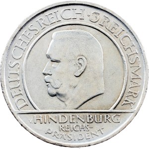 République de Weimar, 3 Reichsmark 1929, A, Berlin